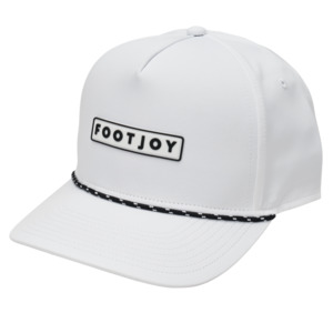 Footjoy Golf: FootJoy Wordmark Rope Cap - White