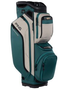Ping Golf: Ping Pioneer Cart Bag - Atlantic/Sand/Black