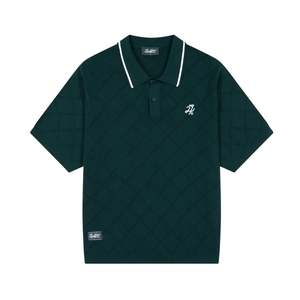 Golf Polos: Huffer Golf Men's True Knit Polo - Golf Green