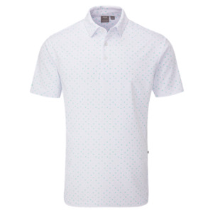 Ping Golf: PING Ephron Polo - White/Green Bay