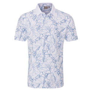 Ping Golf: PING Orlando Polo - White/Stellar