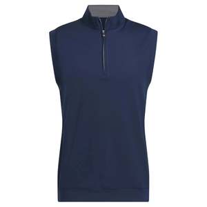 Adidas Golf: Adidas Ultimate365 Classic Quarter-Zip Vest - Navy