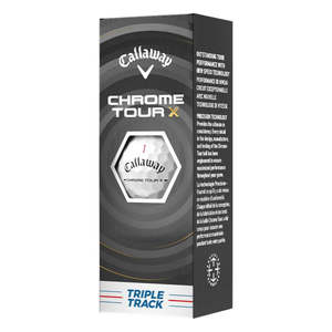 Callaway Golf: Callaway 26' Chrome Tour X Triple Track Golf Balls - Sleeve