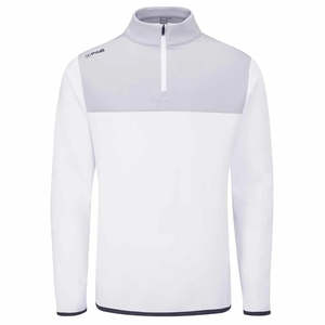 Ping Golf: PING Kinver Colour Block Midlayer - White/Pearl