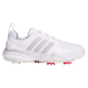 Adidas Golf: Adidas 26' ADIPOWER Wide Golf Shoes - White/Silver Metallic