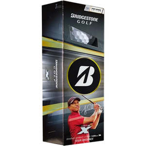 Bridgestone Golf Balls 1: Bridgestone 26' Tour B X Tiger Woods Golf Balls - Sleeve