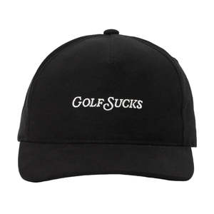 TravisMathew Golf Sucks Snapback Cap - Black
