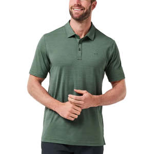Travismathew Golf: TravisMathew The Heater Polo - Balsam Green
