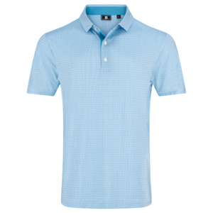 FootJoy Tee Geo Print Polo - High Tide