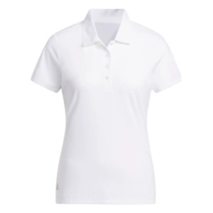 Adidas Ladies Ultimate365 Solid Polo - White