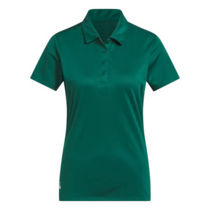 Golf Polos: Adidas Ladies Ultimate365 Performance Solid Polo - Collegiate Green