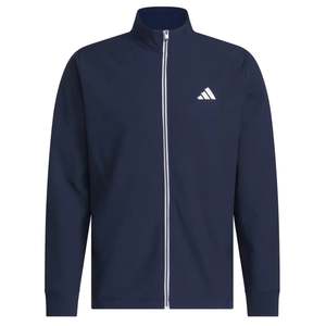 Adidas Golf: Adidas Ultimate365 Textured Woven Full-Zip Jacket - Collegiate Navy