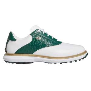 Adidas MC70 Spikeless Golf Shoes - White/ Green/Off White
