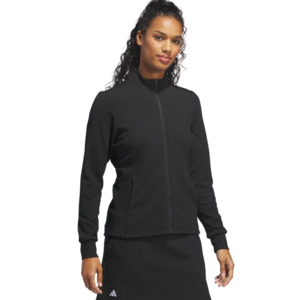 Adidas Ladies Textured Performance Jacket - Black