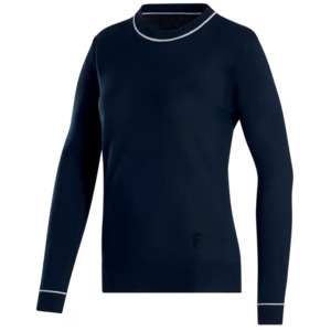 FootJoy Ladies Wool Blend Crew Pullover - Navy