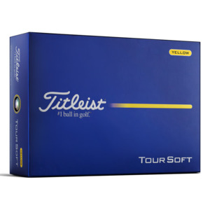 Titleist 26' Tour Soft Yellow Golf Balls