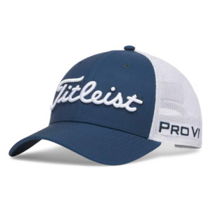 Titleist Tour Performance Mesh Hat - Monterey/White