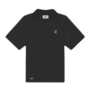 Golf Polos: Huffer Womens Tech Birdie SS Polo - Black