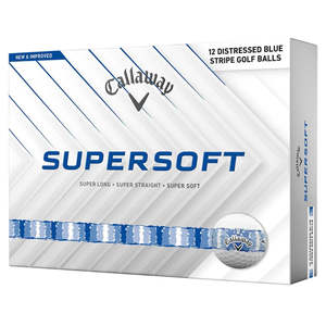 Callaway Golf: Callaway 26' Limited Edition 'Distressed Stripe' Supersoft Golf Balls