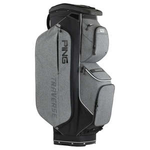 Ping Golf: Ping Traverse Cart Bag - Heather Grey/Black