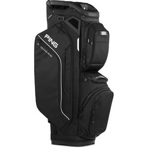 Ping Golf: 2024 Ping Pioneer Cart Bag - Black