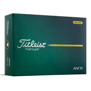 Titleist 26' AVX Yellow Golf Balls - Dozen