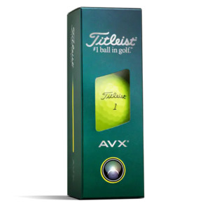 Titleist 26' AVX Yellow Golf Balls - Sleeve