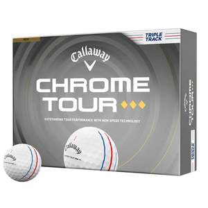 Callaway 26' Chrome Tour Triple Diamond Triple Track Golf Balls - Dozen