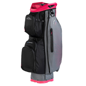 Sun Mountain C100 H2NO Cart Bag - Steel/Black/Pink