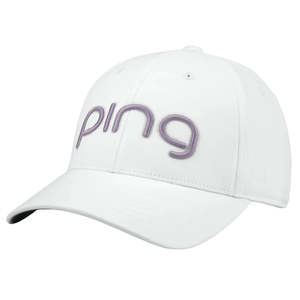 Ping Golf: PING Ladies TRI-I Cap - White/Lilac
