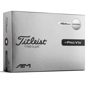 Titleist 26' Pro V1x Left Dash Performance Alignment Golf Balls