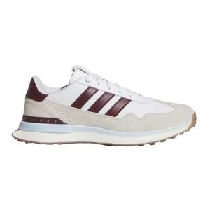 Adidas Men`s S2G 26 Textile Spikeless Golf Shoes - White/Maroon/Sky