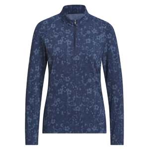 Adidas Ladies Ultimate Quarter Zip - Navy