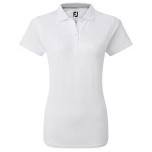 FootJoy Ladies Stretch Pique Polo - White