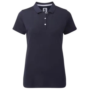 FootJoy Ladies Stretch Pique Polo - Navy