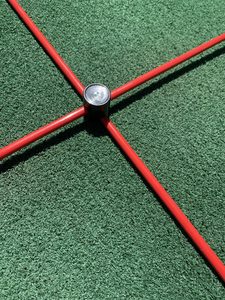 Golf Alignment rods – set of two in case (long rods)