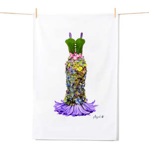 Tea Towels: Hydrangea Dress Tea Towel