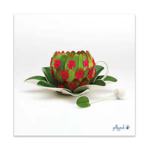 Fine Art Prints: Cup Saucer & Spoon Fine Art Print