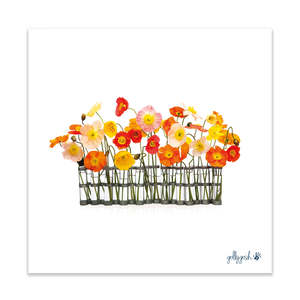 Poppies Vase Fine Art Print