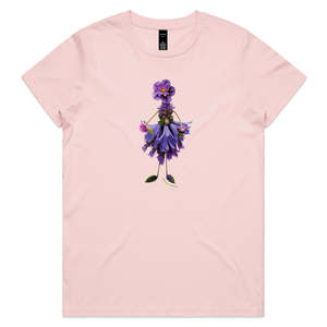 Womans Cotton Tee Shirts: Lavender Lady Woman's Tee Shirt