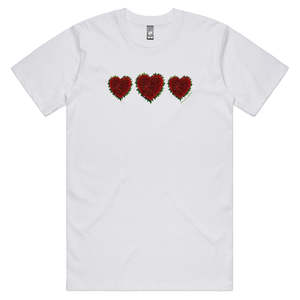 Pohutukawa Hearts Men's Tee Shirt