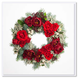 Christmas Cards: Wreath Greeting Card