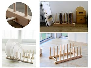 Kitchen: Dish Rack Dinnerware Rack