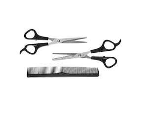 Health Care: 3Pcs Hairdressing Scissors Shears Hair Cutting Thinning Sharp Kit Haircut