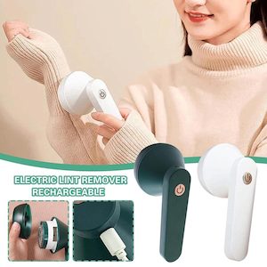 Health Care: USB Rechargeable Lint Remover Fabric Shaver B02 White