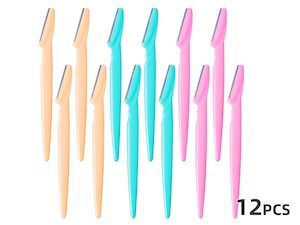 Health Care: 12PCS Eyebrow Razor Facial Hair Remover A02
