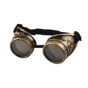 2x Steampunk Goggle - Bronze