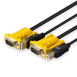 USB VGA KVM Switch Cable Adapter 1.5m