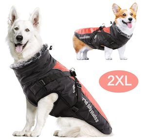 Pets: Dog Coat, Winter Dog Jacket Waterproof Windproof 2XL