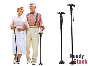 Home Living: Foldable Walking Stick with LED